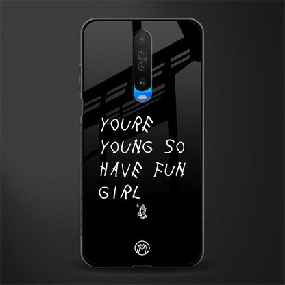 you are young glass case for poco x2 image