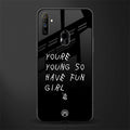you are young glass case for realme narzo 10a image