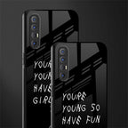 you are young glass case for oppo reno 3 pro image-2