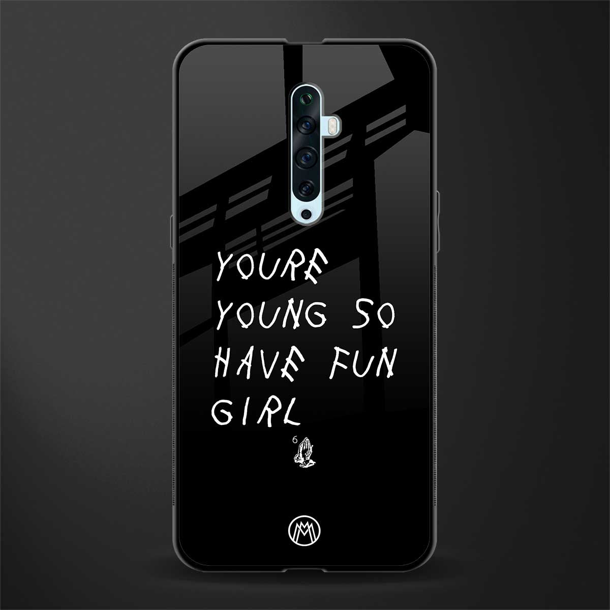 you are young glass case for oppo reno 2f image