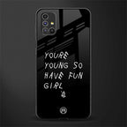 you are young glass case for samsung galaxy m51 image