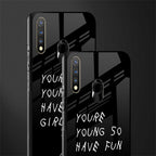 you are young glass case for vivo u20 image-2