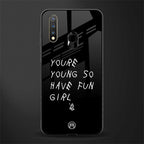 you are young glass case for vivo u20 image