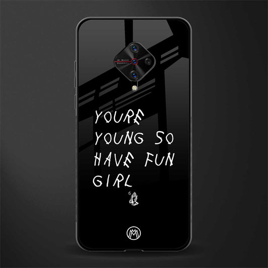 you are young glass case for vivo s1 pro image