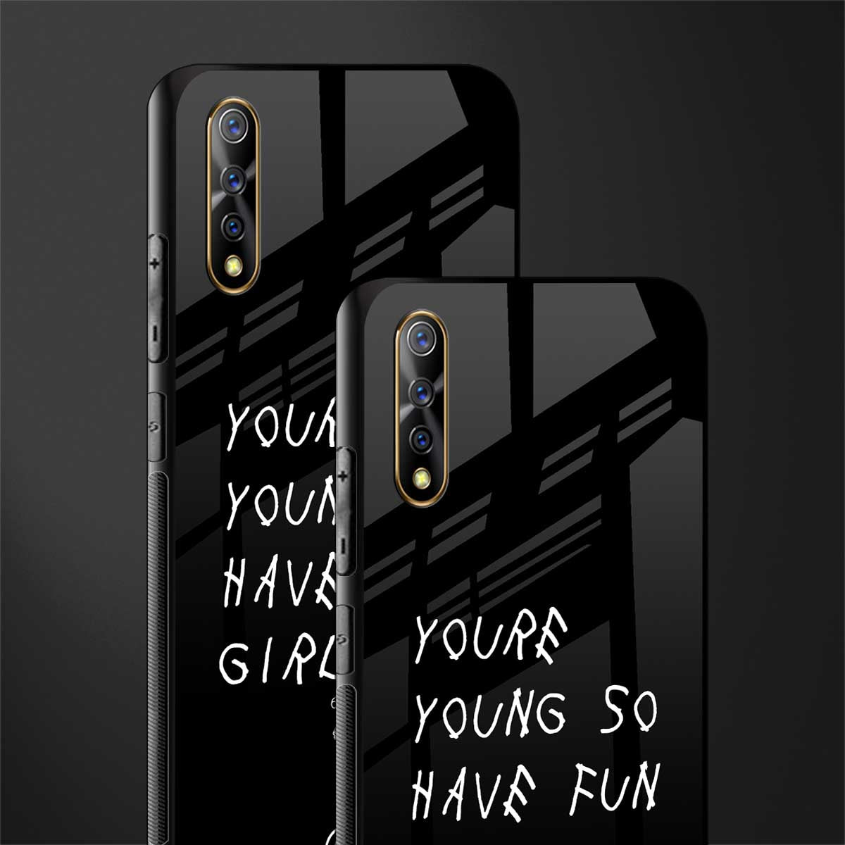 you are young glass case for vivo z1x image-2