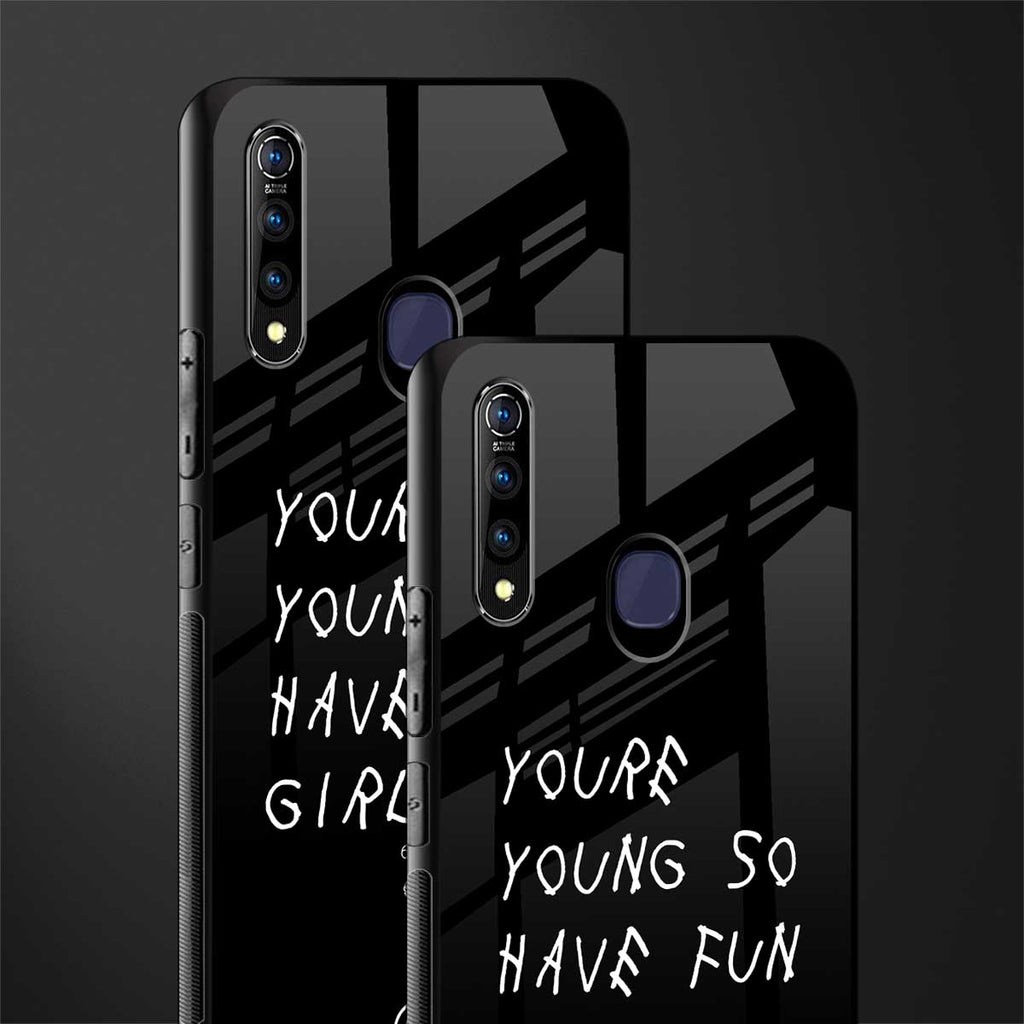 you are young glass case for vivo z1 pro image-2