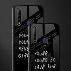 you are young glass case for vivo z1 pro image-2