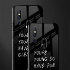 you are young glass case for vivo v15 image-2