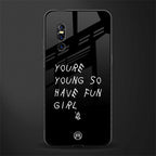 you are young glass case for vivo v15 pro image