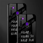 you are young glass case for realme narzo 10 image-2