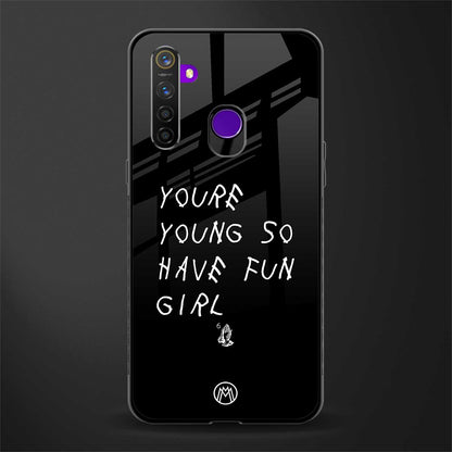 you are young glass case for realme 5i image