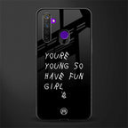 you are young glass case for realme 5 image