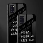 you are young glass case for samsung galaxy a31 image-2