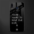 you are young glass case for samsung galaxy a20 image