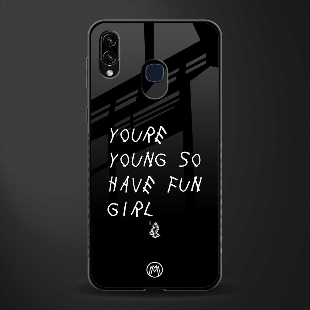 you are young glass case for samsung galaxy m10s image