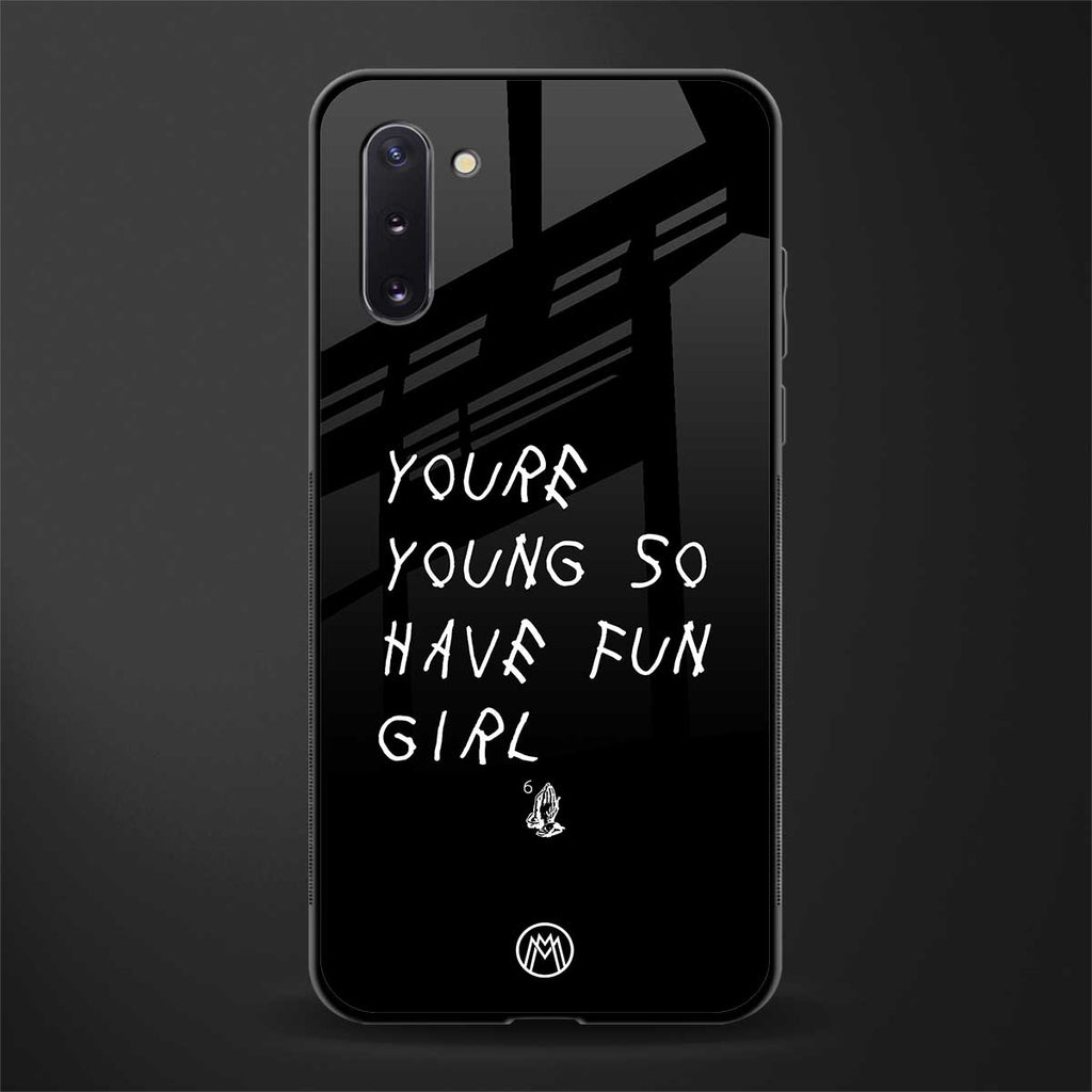 you are young glass case for samsung galaxy note 10 image