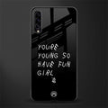 you are young glass case for samsung galaxy a70s image