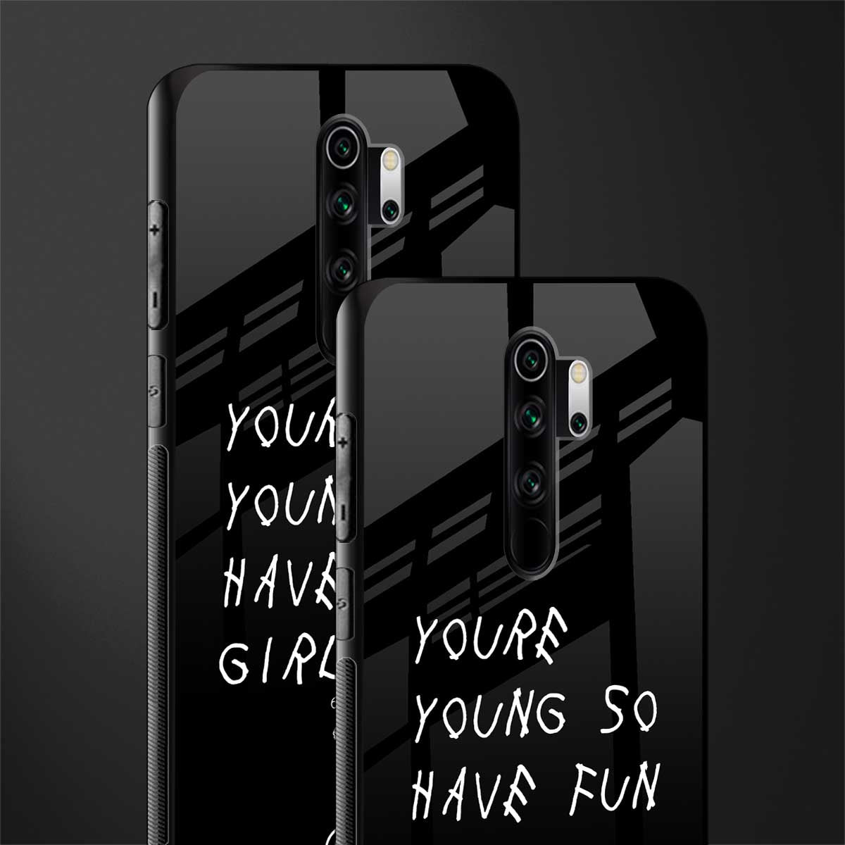 you are young glass case for redmi note 8 pro image-2