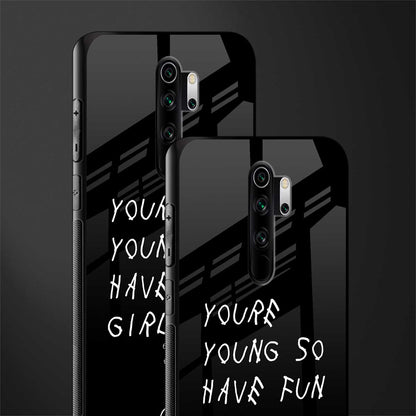 you are young glass case for redmi note 8 pro image-2