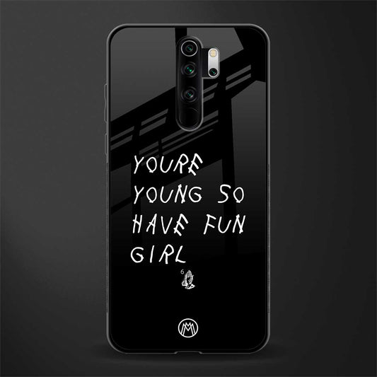 you are young glass case for redmi note 8 pro image