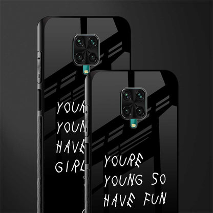 you are young glass case for redmi note 9 pro max image-2