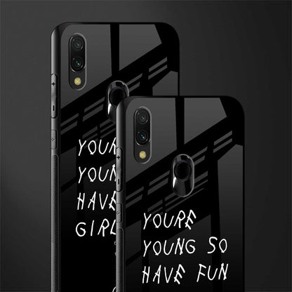 you are young glass case for redmi note 7 image-2