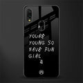 you are young glass case for redmi y3 image