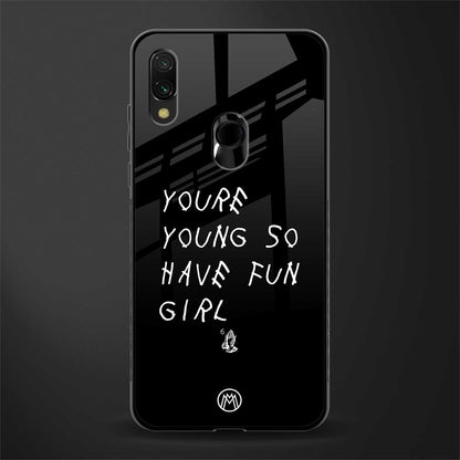 you are young glass case for redmi note 7 pro image