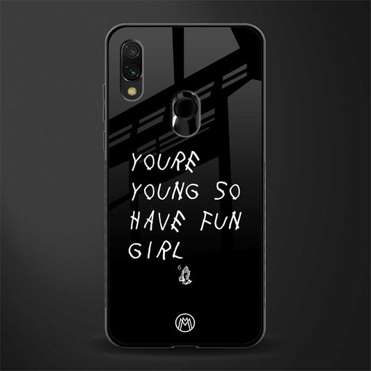 you are young glass case for redmi note 7s image