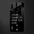 you are young glass case for mi a3 redmi a3 image