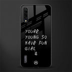 you are young glass case for mi a3 redmi a3 image