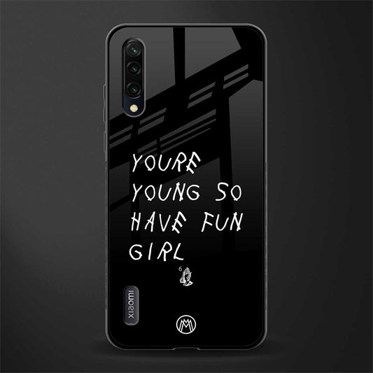 you are young glass case for mi a3 redmi a3 image