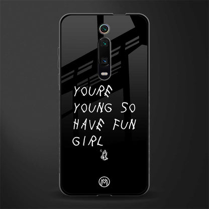 you are young glass case for redmi k20 image