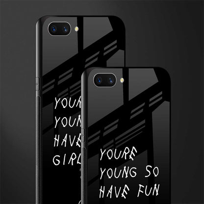 you are young glass case for realme c1 image-2