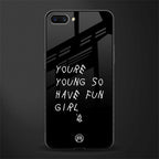 you are young glass case for realme c1 image