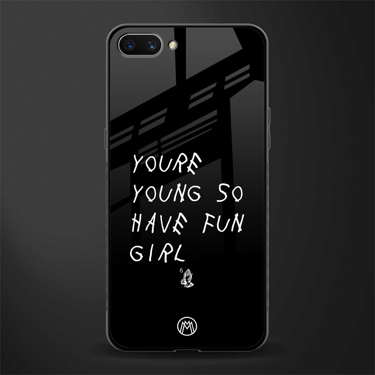 you are young glass case for realme c1 image