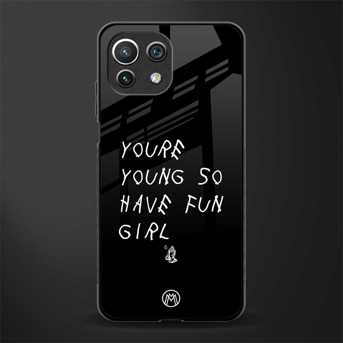 you are young glass case for mi 11 lite image