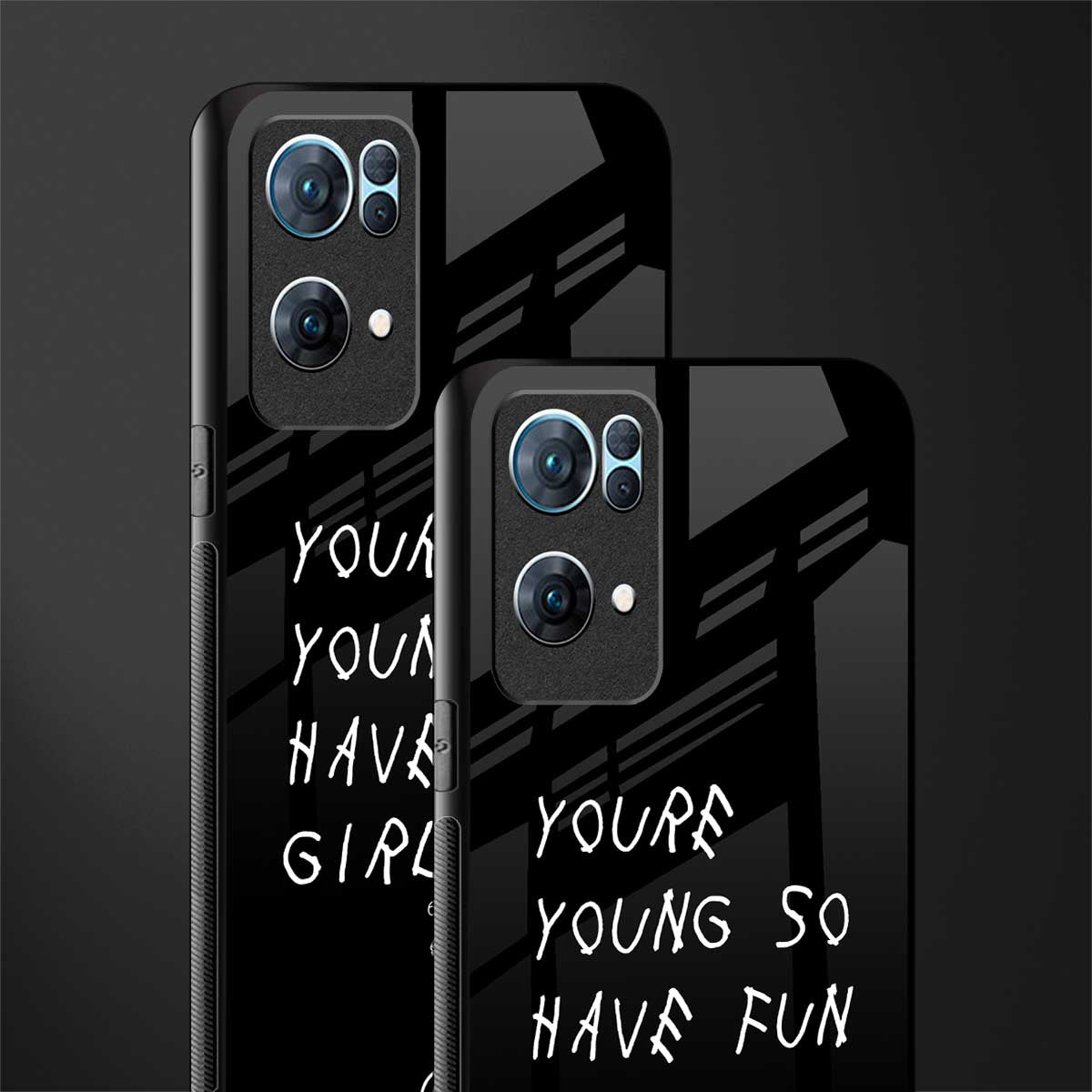 you are young glass case for oppo reno7 pro 5g image-2