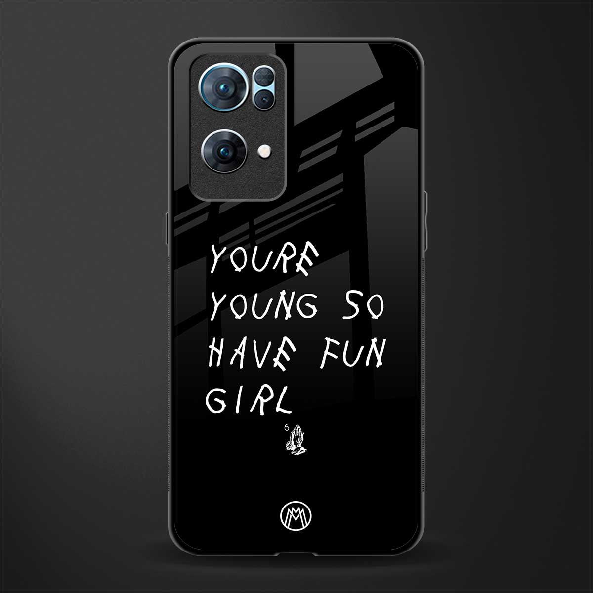you are young glass case for oppo reno7 pro 5g image