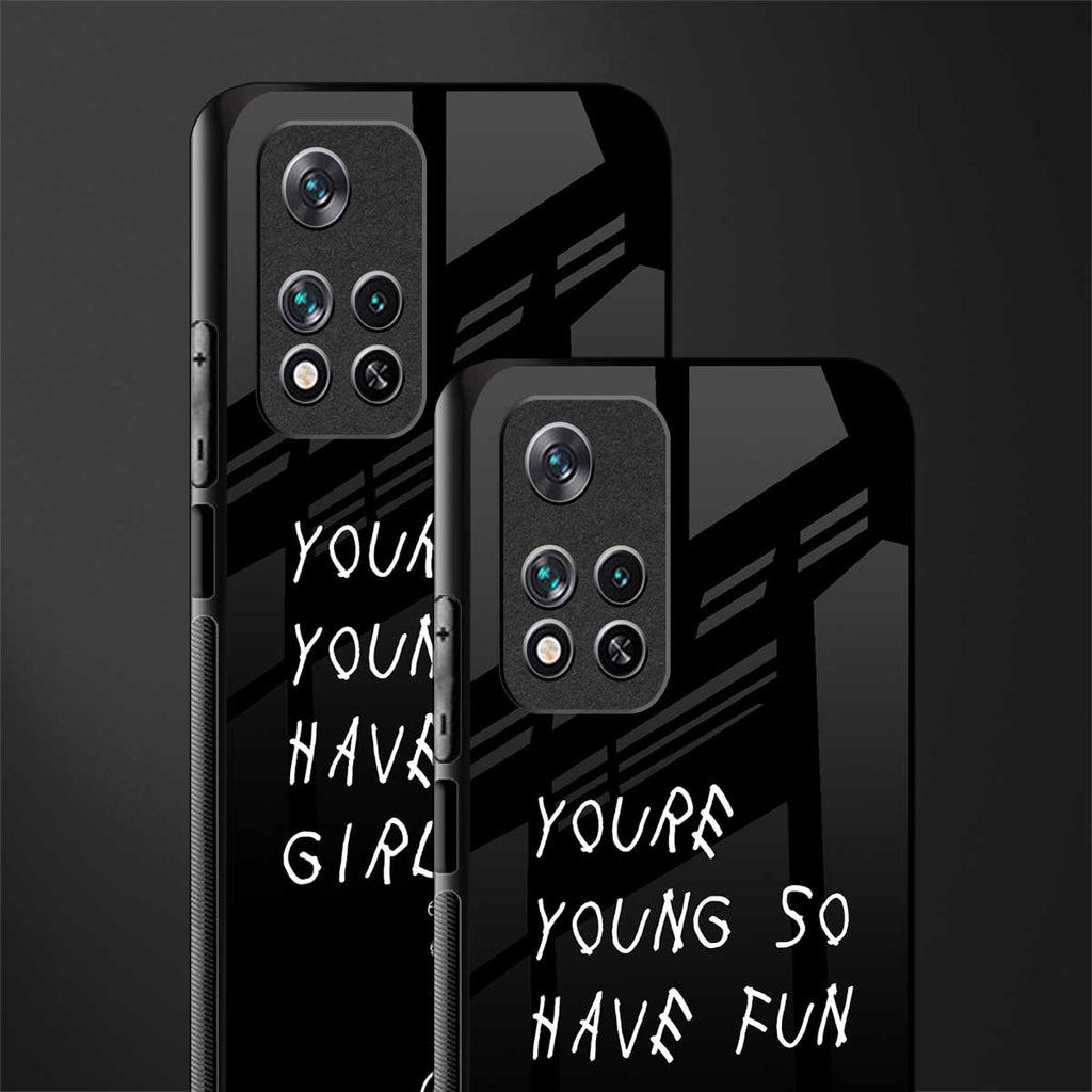 you are young glass case for poco m4 pro 5g image-2