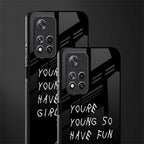 you are young glass case for poco m4 pro 5g image-2