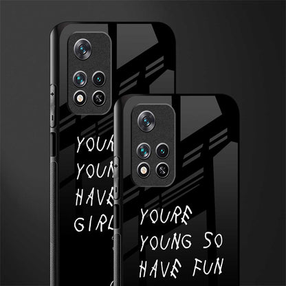 you are young glass case for poco m4 pro 5g image-2