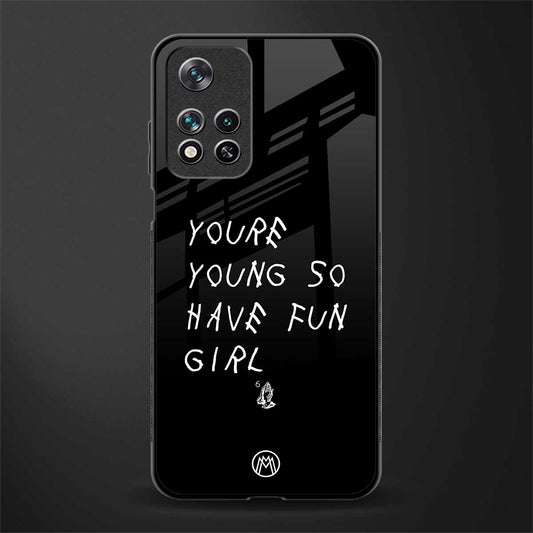 you are young glass case for poco m4 pro 5g image