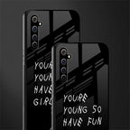 you are young glass case for realme x50 pro image-2