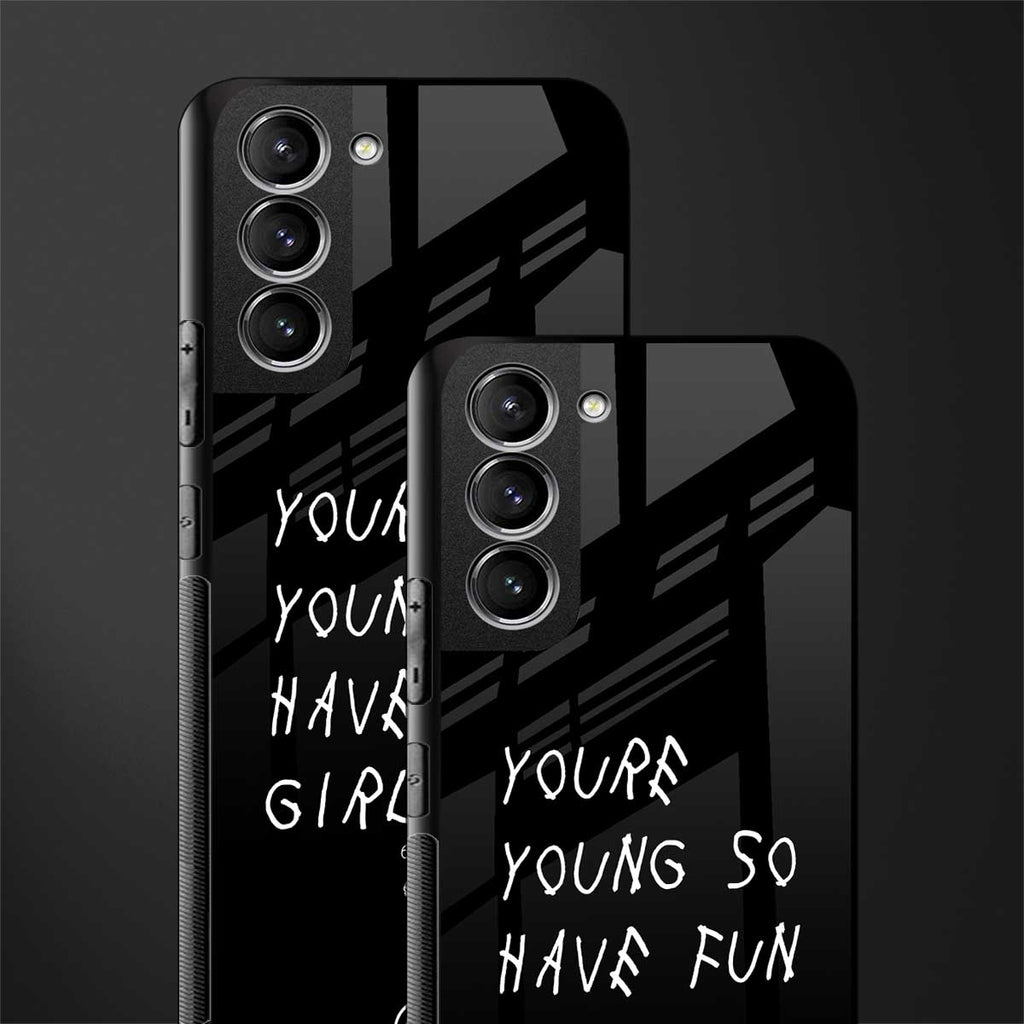 you are young glass case for samsung galaxy s22 plus 5g image-2