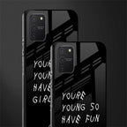 you are young glass case for samsung galaxy a91 image-2