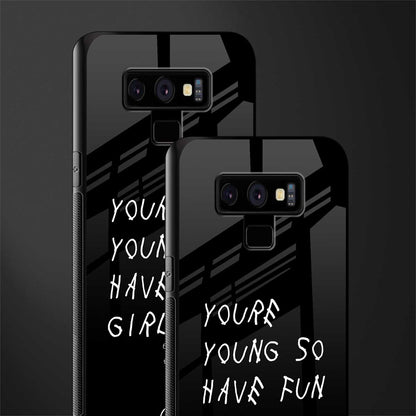 you are young glass case for samsung galaxy note 9 image-2