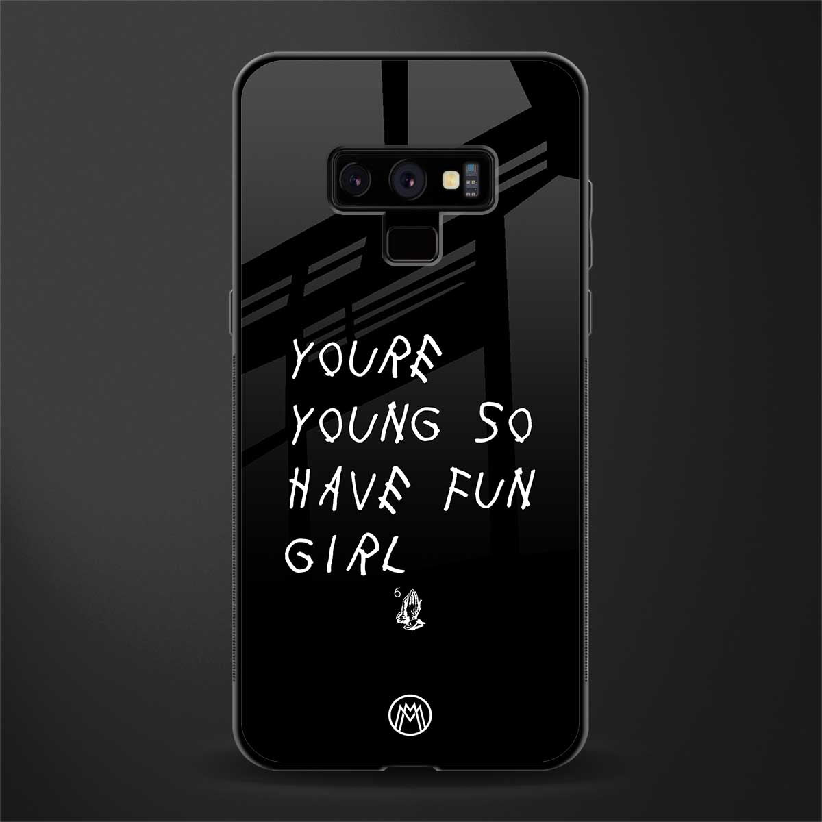 you are young glass case for samsung galaxy note 9 image