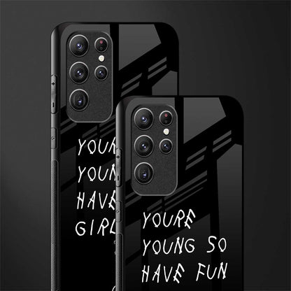 you are young glass case for samsung galaxy s22 ultra 5g image-2