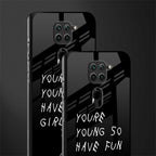 you are young glass case for redmi note 9 image-2